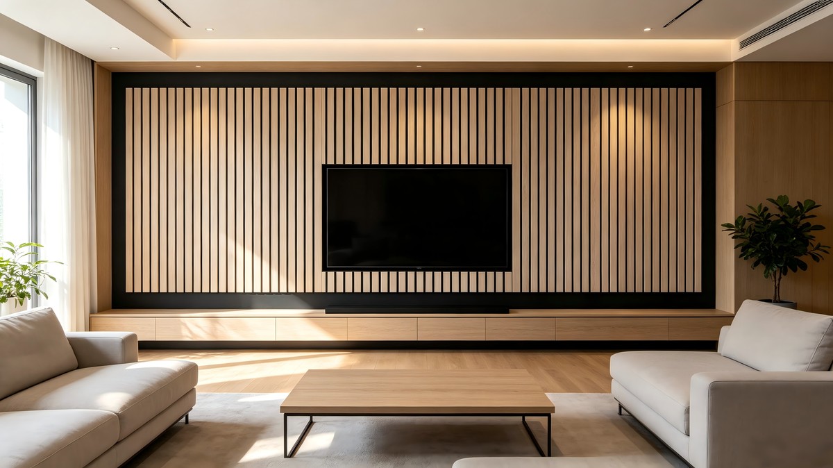 Natural oak ZP-537 paper veneer acoustic panel color option