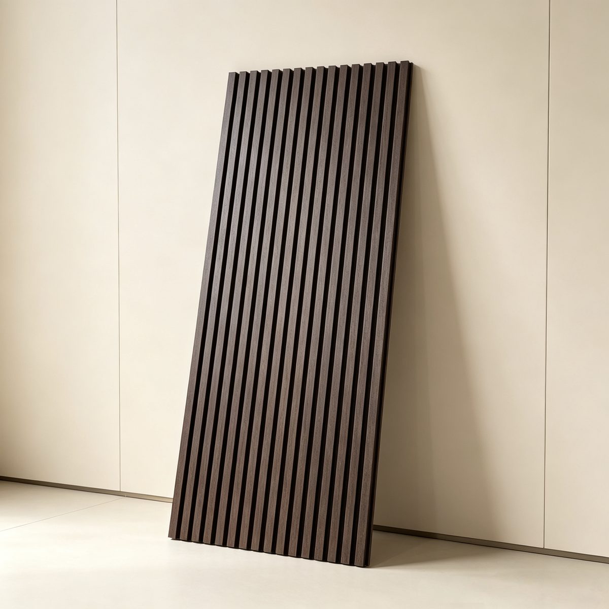 Dark walnut ZP-57 paper veneer acoustic panel color option