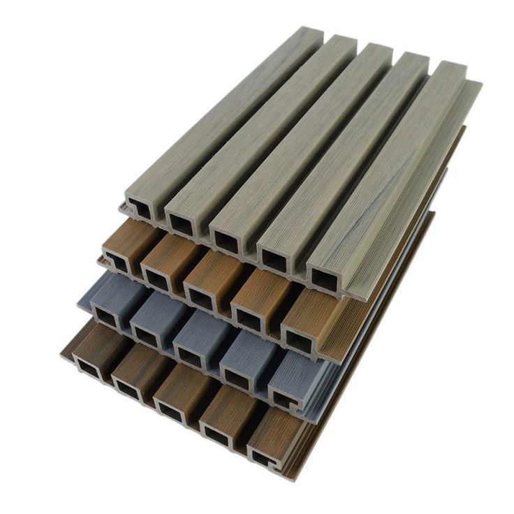 WPC fluted outdoor wall cladding panels