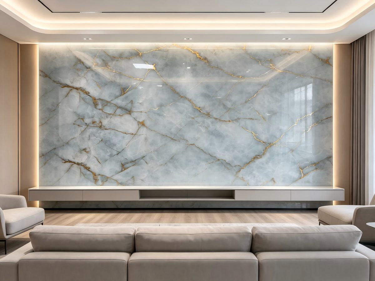 Luxury Stone SPC wall panel — natural stone look waterproof panel