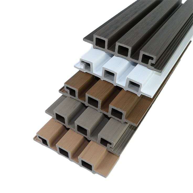 WPC fluted outdoor wall panels